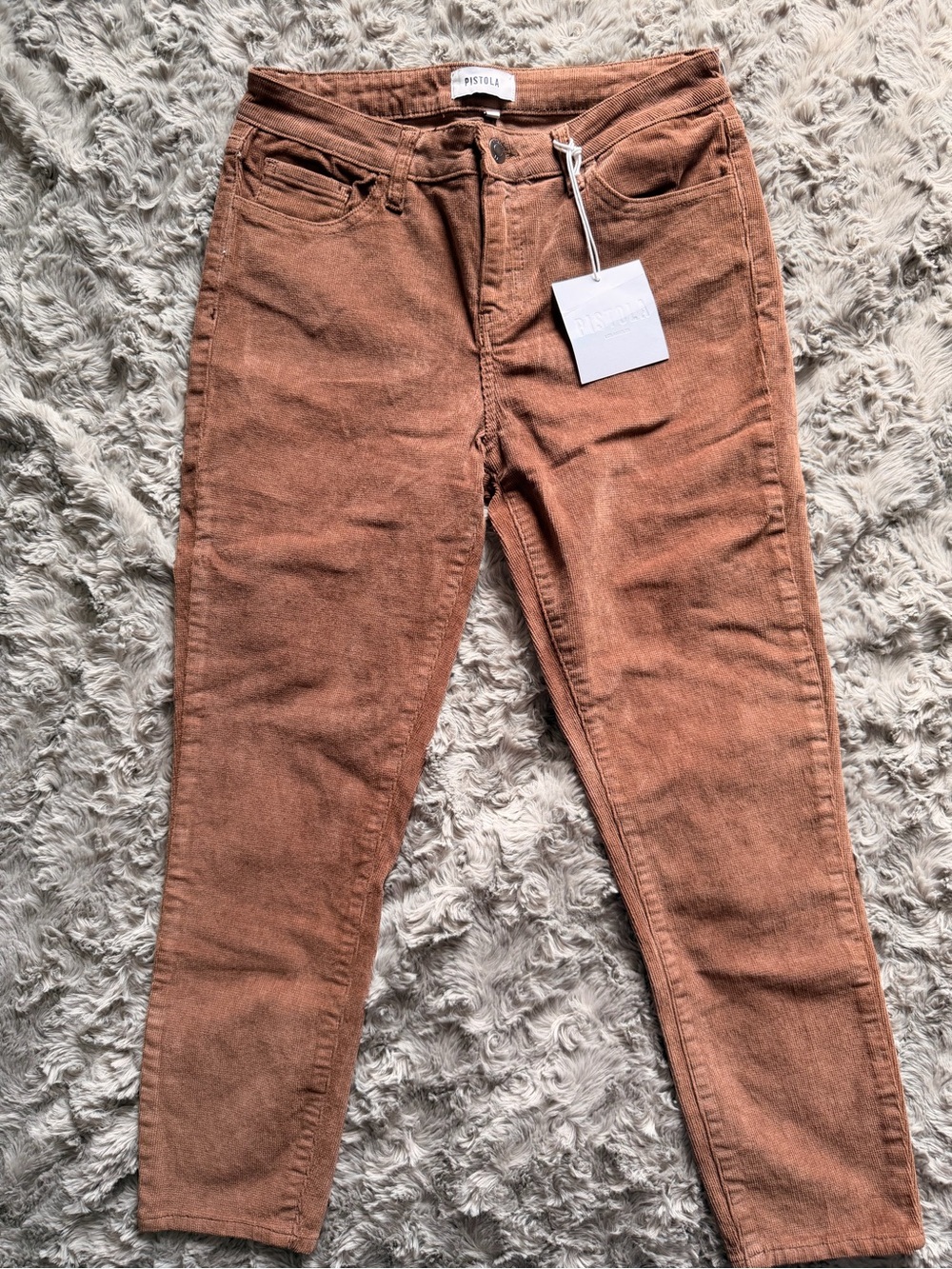 Pistola Corduroy Skinny Jeans Brown NWT size 4
